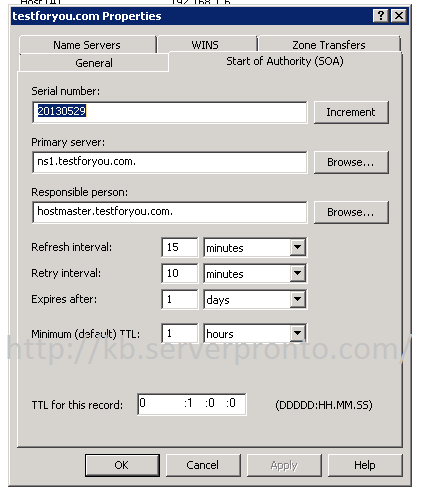 Setting up your domain