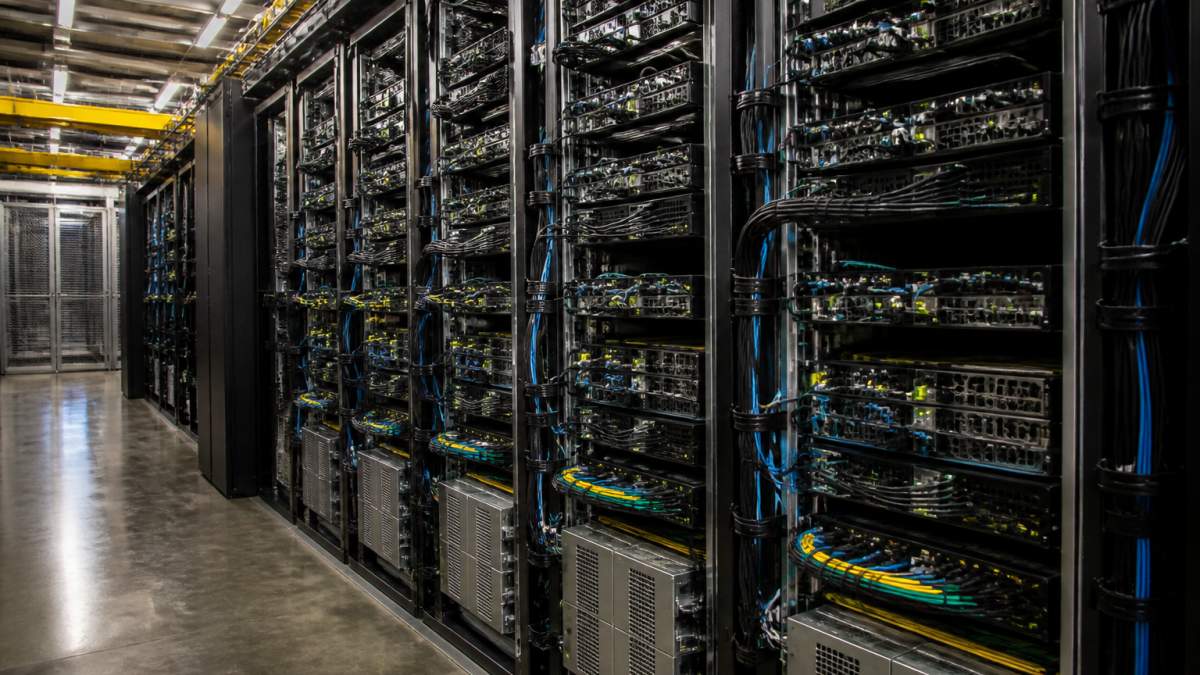 Data center racks with GPU accelerators for the best GPU for local LLM training infrastructure setup